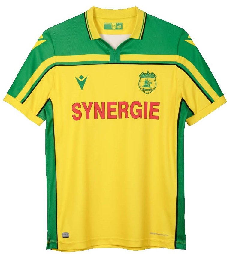 Camisa FC Nantes 2021 2022 Macron oficial Edição Especial